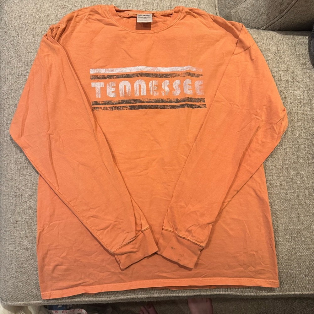 Tennessee Volunteers ComfortWash Long Sleeve Tee - Orange - L